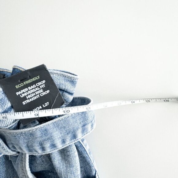 Silver Jeans Co. Womens Denim Pants High Rise Universal Fit Straight Blue Sz 24 - Picture 7 of 11